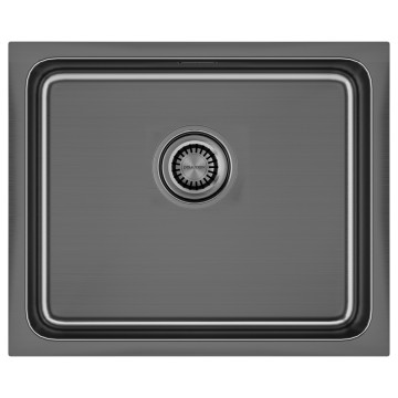 Мойка нерж. сталь VISTA 54, PM305444-GM, вороненая сталь, 540х440мм, Paulmark
