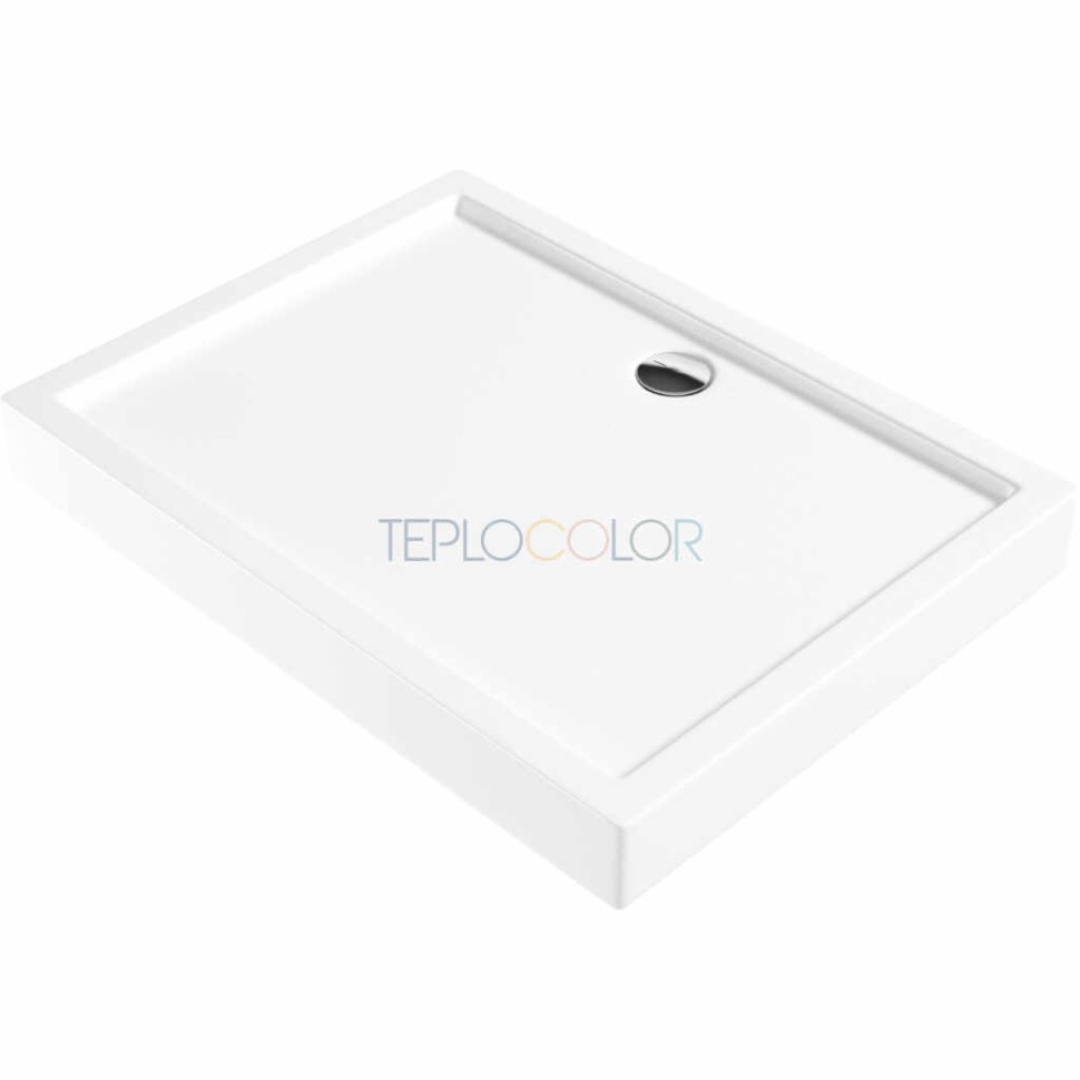 Акриловый душевой поддон, прямоугольный, 120x80 см