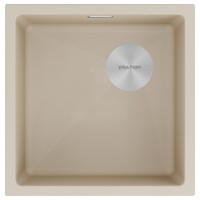 Мойка LUMI 45UNI-SKEW, IT-GRANIT, LU45SK-LA, латте, 455х440, Paulmark