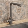 Смеситель для кухни Uperwood Quartz Premium UPD-03-03, с каналом для фильтрованной воды, серый