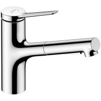 Смеситель Hansgrohe Zesis для кухни, 1 отверстие, с вытяжным душем, sВох litе, цвет: хром 74803000