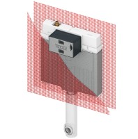 Сливной бачок TECEbox Octa II, 8 см, для напольного унитаза, с арматурной сеткой, установочная высота 1075 мм