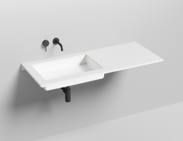 Раковина встраиваемая MAREA 14  в цвете по RAL 600х400х128 S-Stone Матовое