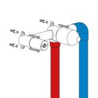 Смеситель для раковины встроенный Timo Saona 2372/16SM белый матовый