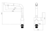 Смеситель EMAR EC-7019 ЕС - 7019 Black
