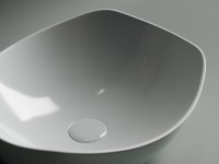 Умывальник чаша накладная овальная Element 420x385x145мм
