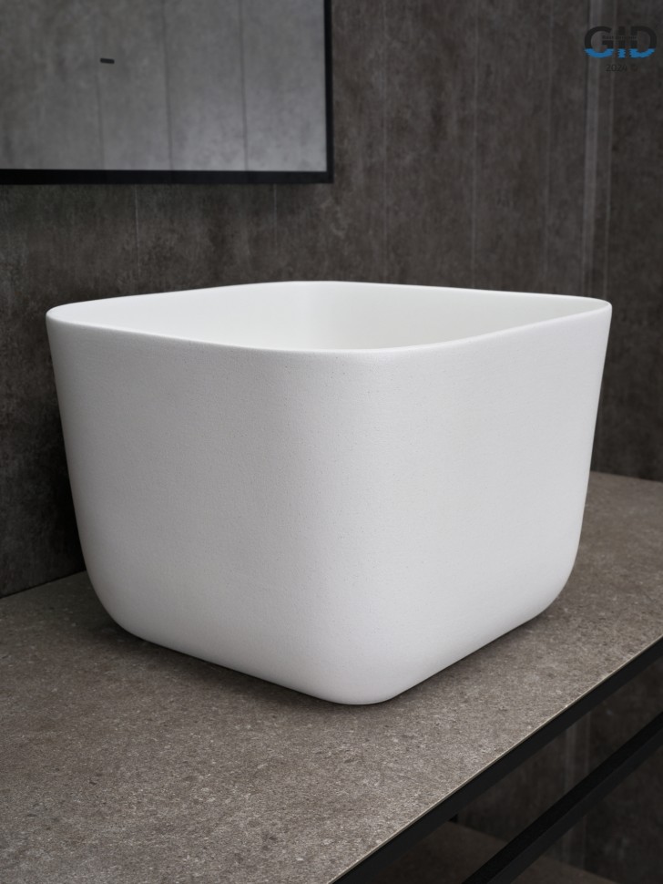 Раковина Gid N9301wg 51234 накладная белая 36x36x25.5