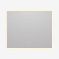 Зеркало Vincea LED VLM-4F100BG-2 1000х800 c сенсорным выключателем, антизапотевание, брашированное золото