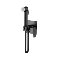 Встраиваемый смеситель с гигиеничеким душем OSGARD BRETTA BLACK 51053