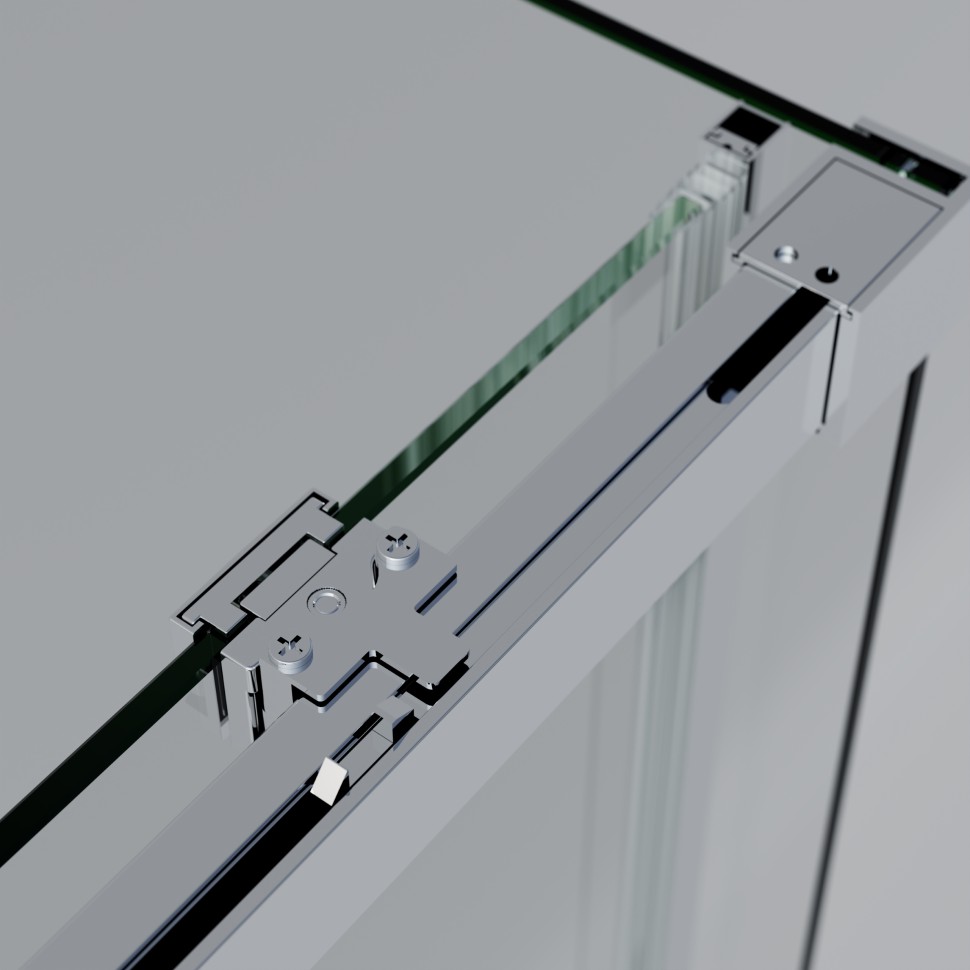 Душевой уголок Soft 2 VSR-3SO29014CL, 1400*900, хром, стекло прозрачное