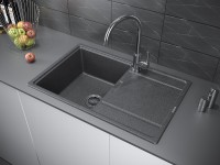 Мойка FLUGEN 50-780, IT-GRANIT, PM217850-DG, графит, 780х500 мм, Paulmark