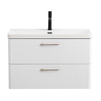 База под раковину подвесная BelBagno DUE-800-2C-SO-BL-P
