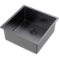 Кухонная мойка Omoikiri Tadzava 44-U/I Ultra-GM нерж. сталь/вороненая сталь