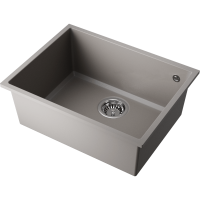 Кухонная мойка Omoikiri Tedori 54-U-GR Tetogranit/leningrad grey