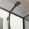 Душевая кабина Niagara Standart ST90/15Q/BL/BK (90х90х200) квадрат,поддон 15см,распашная,проф.черный,без крыши,3 места