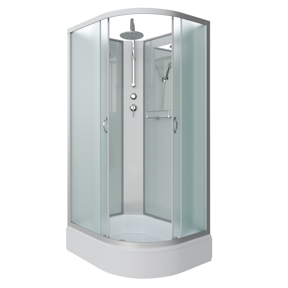 Душевая кабина Niagara Classic NG-33394-14LBKT (130х90х210) средний поддон(26см),стекло матовое,4 места