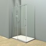 Душевой угол Veconi Rovigo RV-070CH, 1500х900х1950, хром, стекло прозрачное