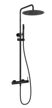 Душевая система MILLEAU Tissage ML5219KDM-GB без излива, Черный гянец