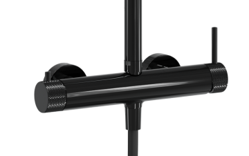 Душевая система MILLEAU Tissage ML5219KDM-GB без излива, Черный гянец