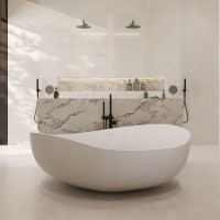 ΠΠ°Π½Π½Π° ΠΈΠ· ΠΈΡΠΊΡΡΡΡΠ²Π΅Π½Π½ΠΎΠ³ΠΎ ΠΊΠ°ΠΌΠ½Ρ ABBER Stein AS9639 Π±Π΅Π»Π°Ρ ΠΌΠ°ΡΠΎΠ²Π°Ρ