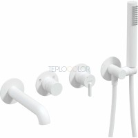 Смеситель для ванны, 4-отверствия, скрытого монтажа