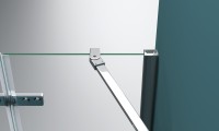 Душевая дверь BelBagno KRAFT-B-12-60/60-C-Cr-R