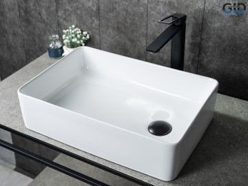 Раковина Gid N1205 51240 накладная белая 50.5x34.5x12.5