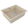 Мойка LUMI 55UNI-SKEW, IT-GRANIT, LU55SK-LA, латте, 555х440, Paulmark