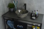 Раковина Gid Mnc486 54434 накладная под камень глянцевая 32x32x14