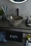 Раковина Gid Mnc486 54434 накладная под камень глянцевая 32x32x14