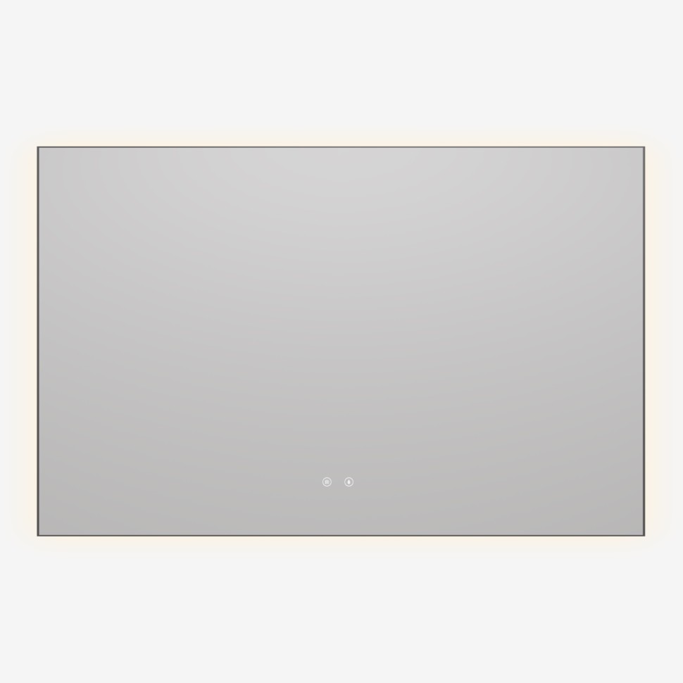 Зеркало Vincea LED VLM-4F120GM-2 1200х800 c сенсорным выключателем, антизапотевание, вороненая сталь