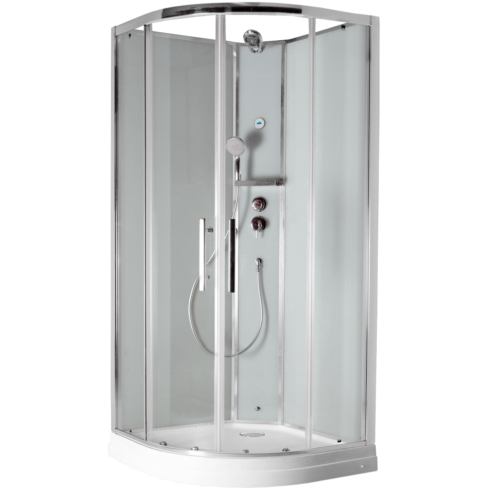 Timo Premium ILMA 909 душевая кабина с крышей, хамам и стульчиком90*90*222