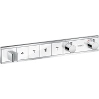 Смеситель для душа Hansgrohe RainSelect хром, белый (15357400)