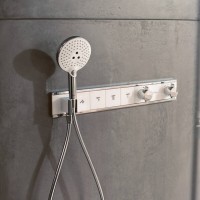Смеситель для душа Hansgrohe RainSelect хром, белый (15357400)