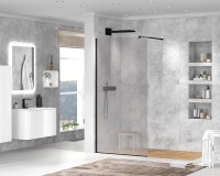 Душевая перегородка CEZARES LIBERTA-L-1-110-GR-NERO