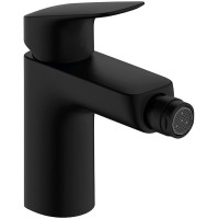 Смеситель Hansgrohe Logis для биде, 1 отверстие, с донным клапаном, цвет: черный матовый 71200670