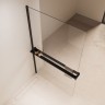 Душевая перегородка Walk-In VSW-1HR900CLB, 900*2000, черный, стекло прозрачное
