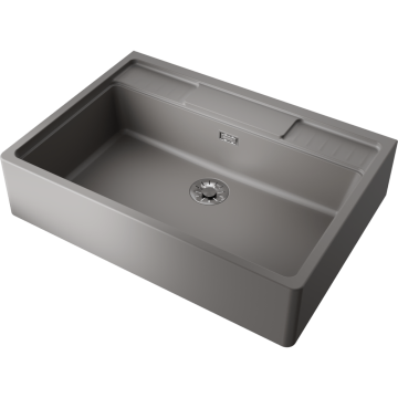 Кухонная мойка Omoikiri Kinokawa 90-GR Artceramic/leningrad grey