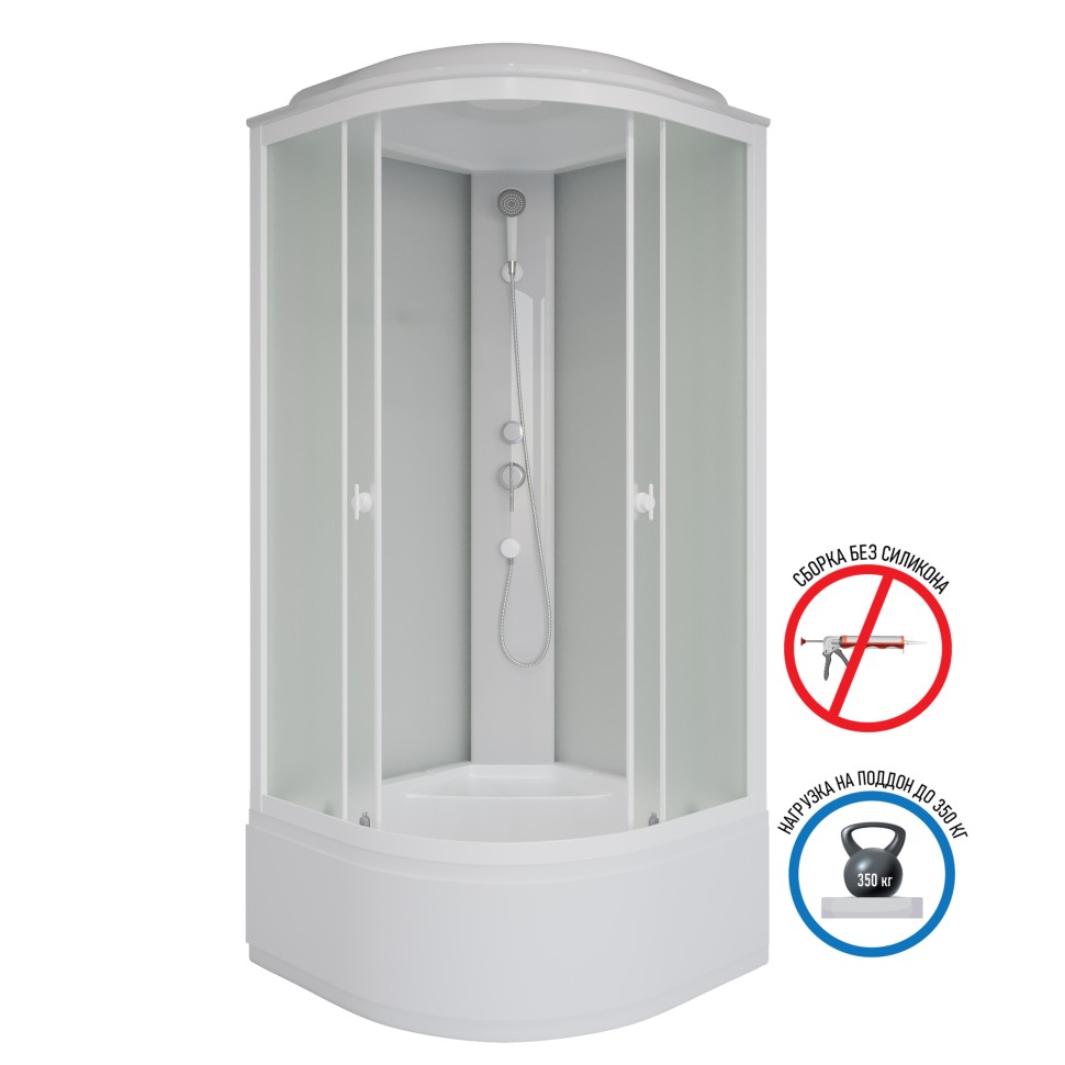 Душевая кабина Niagara Promo P100/40/MT (100х100х215) 4 места