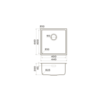 Кухонная мойка Omoikiri Tadzava 44-U/I Ultra-IN нерж. сталь/нержавеющая сталь