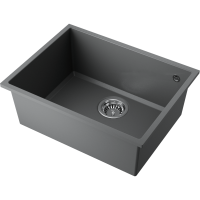 Кухонная мойка Omoikiri Tedori 54-U-PL Tetogranit/платина