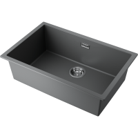 Кухонная мойка Omoikiri Yamakawa 75T-U/I-PL Tetogranit/платина