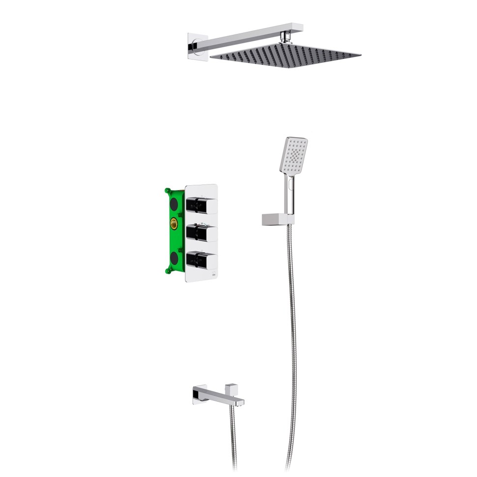 Душевая система встроенная с термостатом Timo Petruma SX-5049/00SM хром