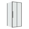 Душевое ограждение Niagara Nova NG-34-10AGR-A90GR-34 (100х90х195) прямоугольник,раздвижная,графит,стекло прозрачное,2 места