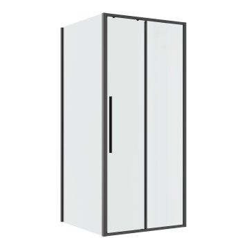 Душевое ограждение Niagara Nova NG-34-10AGR-A90GR-34 (100х90х195) прямоугольник,раздвижная,графит,стекло прозрачное,2 места