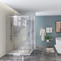 Душевой угол Veconi Rovigo RV-070CH, 1500х1000х1950, хром, стекло прозрачное