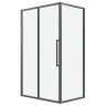Душевое ограждение Grossman Cosmo 100.K33.02.100.42.00-200.K33.02.70.42.00 (100х70х195) раздвижная,графит сатин,стекло прозрачное,2 места