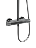 Душевая система MILLEAU Tissage ML8075BK.DT-CR (Cool touch) без излива, Хром