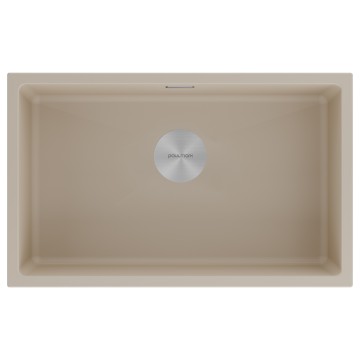 Мойка LUMI 74UNI, IT-GRANIT, LU74-LA, латте, 740х460, Paulmark