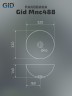 Раковина Gid Mnc488 54436 накладная под камень глянцевая 32x32x14